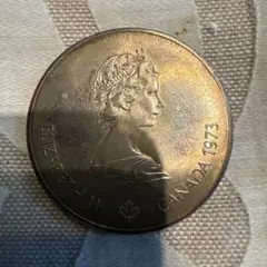 カナダ 1973年 エリザベス2世 5ドル 銀貨 - メルカリ