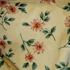 シャツコール　コールテン　コーデュロイ 薄手　花柄