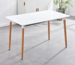 テーブル 120cm*80cm 4人用 食卓 作業台 ダイニング カフェのサムネイル