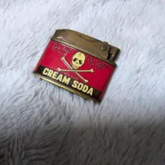 昭和宝物金タグCREAM SODA赤ヒョウ柄キーケースクリームソーダ - メルカリ