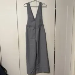 IENA グレー Vネック サロペット ワイドレッグ　取り外し可能