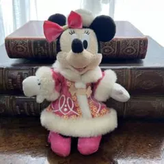 ディズニー　ミニー　ぬいぐるみバッジ　カラーオブクリスマス　2014
