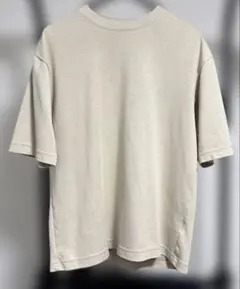 UNIQLO U クルーネックオーバーサイズTシャツ ベージュ Lのサムネイル