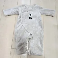 赤ちゃん本舗　クマデザイン　ロンパース 60 フリース