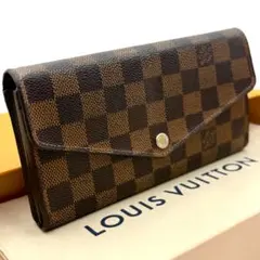 【新型】ルイヴィトン ダミエ ポルトフォイユ サラ 長財布 #204