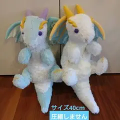 ドラゴンのひゅルルン 空中散歩　JBぬいぐるみ　ひゅルルン＆みとルン　2種セット