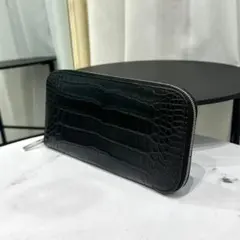 bwlビルウォールレザー長財布ウォレット silverスカルチャーム付 美品