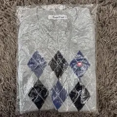 familiar アーガイル柄 ベスト 90