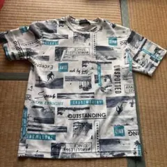 総柄プリント Tシャツ 半袖 キッズ