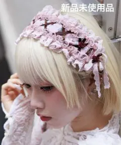 ♡新品 axes femme 花柄ヘッドドレス（ピンク）♡