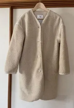 最終　ニコアンド　niko and…ボアジャケット コート　サイズ4(L)