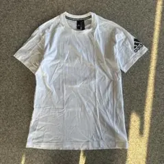 【D3】 adidas 半袖 Tシャツ ホワイト J/Sサイズのサムネイル