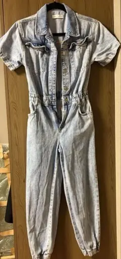 ZARA オーバーオール 11-12歳 ライトブルー