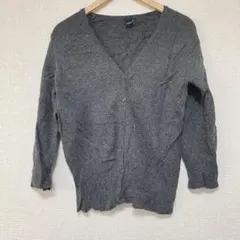 GAP 【L】グレー カーディガン 羽織り ニットカーディガン 秋服 冬服