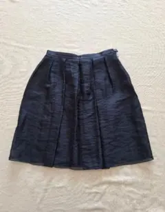 Paul Stuart ポールスチュアート　スカート ネイビー 6　M　夏用のサムネイル