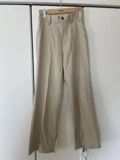 coen フレアパンツ 未使用 アイボリー