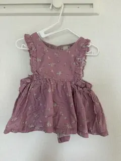 petit main 花柄フリルトップス 80cmのサムネイル