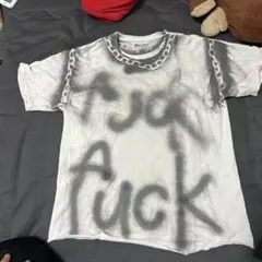 リメイクTシャツ　y2k opiumパンク平成ギャル男短丈