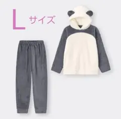 GU マシュマロフィール セット パンダ L 部屋着 ルームウェア もこもこ