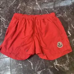 MONCLER ショートパンツ レッド