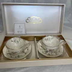 NARUMI BONE CHINA ティーカップ&ソーサー2客