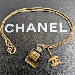 CHANELシャネル ココマーク 香水 No.5 ボトル モチーフ ネックレスのサムネイル