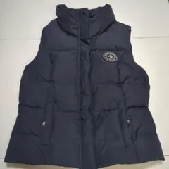 【美品】アバクロンビー&フィッチ ダウンベスト ネイビー Mサイズ A&F