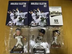 千葉ロッテマリーンズ荻野貴司選手投げ入れサインボールボブルヘッド