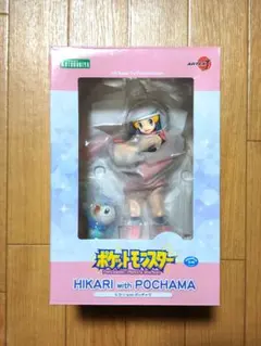 中古 ARTFX J ヒカリ with ポッチャマ 1/8 ポケットモンスター