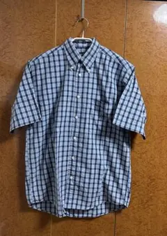 90s NAUTICA チェックシャツ サイズS ブルーのサムネイル