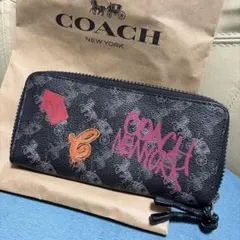 限定コラボ【COACH×バスキア】長財布メンズ&レディース - メルカリ