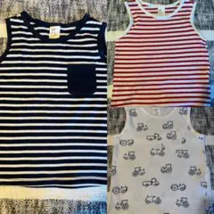 H&M タンクトップ　86センチ　3枚セット