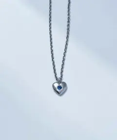 新品 GOLDY ゴールディ マイクロカラー ハート ネックレス ブルー