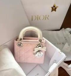 Christian Dior LADY DIOR バッグ ピンク