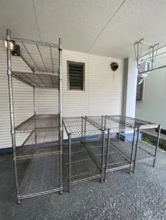 ［引き取り限定］Home ERECTA スチールラック メタルラック　欠品無しのサムネイル