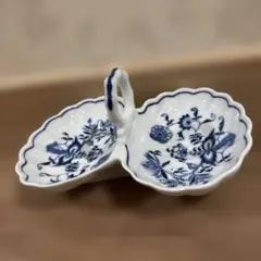 Blue Danube ブルーダニューブ 2連皿 ×１
