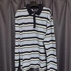 dunhill ポロシャツ XL ネイビー/ストライプのサムネイル