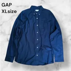 【美品】GAP BDシャツ 濃紺 XL ボタンダウン