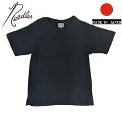 NEEDLES 黑色 棉質 短袖 T 恤