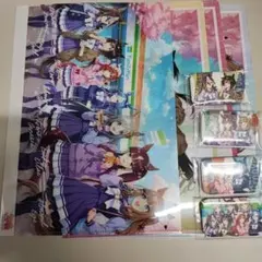 ファミマ　ウマ娘　クリアファイル　缶バッジ　全種コンプリート
