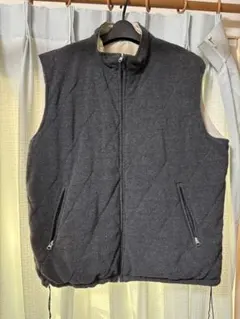 90's CHAPS ラルフローレン ナイロンベスト フリース グレー