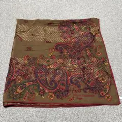 Pierre Balmain ペイズリー柄 大判シルクストール