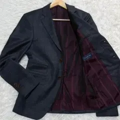 極美品✨️エルメネジルドゼニア【カシミヤ】最高級黒タグ♪テーラードジャケット52 エルメネジルド・ゼニア メンズ カシミヤ100% シングル テーラー