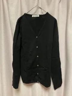 ◆JIL SANDER カシミアブラック カーディガン 長袖のサムネイル