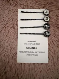 CHANEL ノベルティ ヘアピン 4本セット