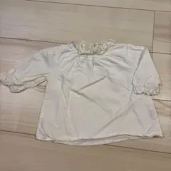 ホワイト コットンシャツ 80cm
