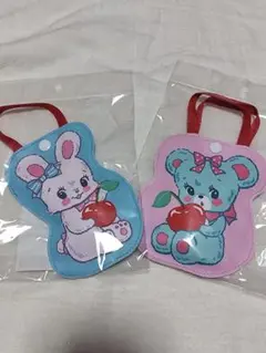 2個セット☆スイマー　ダイカットポーチ　ピンク　ブルー