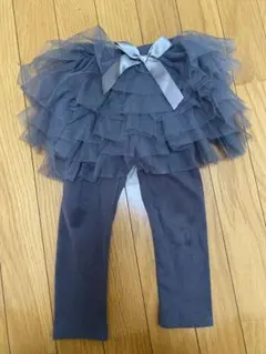 Bee de Bee フリル付きレギンス 100cm グレー