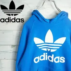 【大人気】ADIDAS パーカー ビッグロゴ トレフォイル 1759