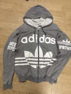 90sオールドadidas 全プリ パーカー